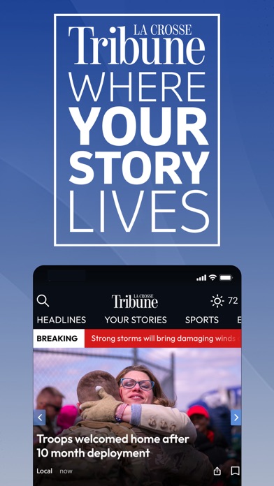 La Crosse Tribune Screenshot