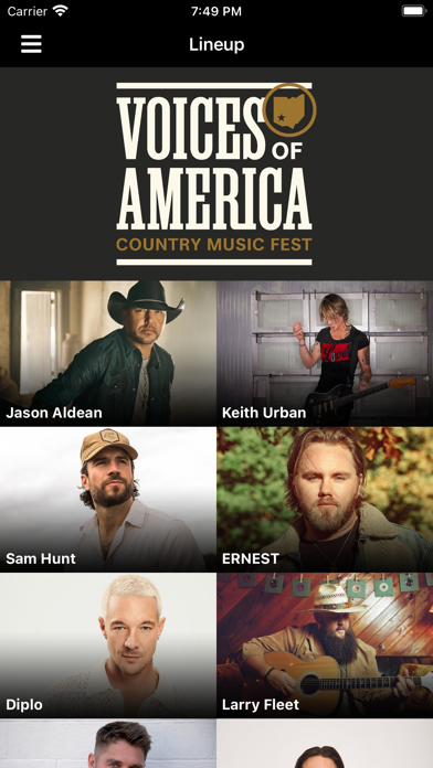 VOA Country Music Festival Screenshot 1 - AppWisp.com VOA Country Music Festival Screenshot 1 - AppWisp.com