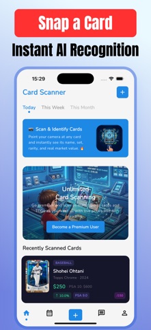 Card Scanner: Card Identifier iPhone screenshot