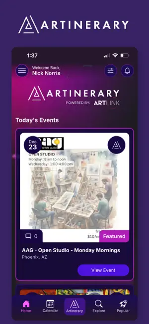Artinerary by Artlink screenshot 1