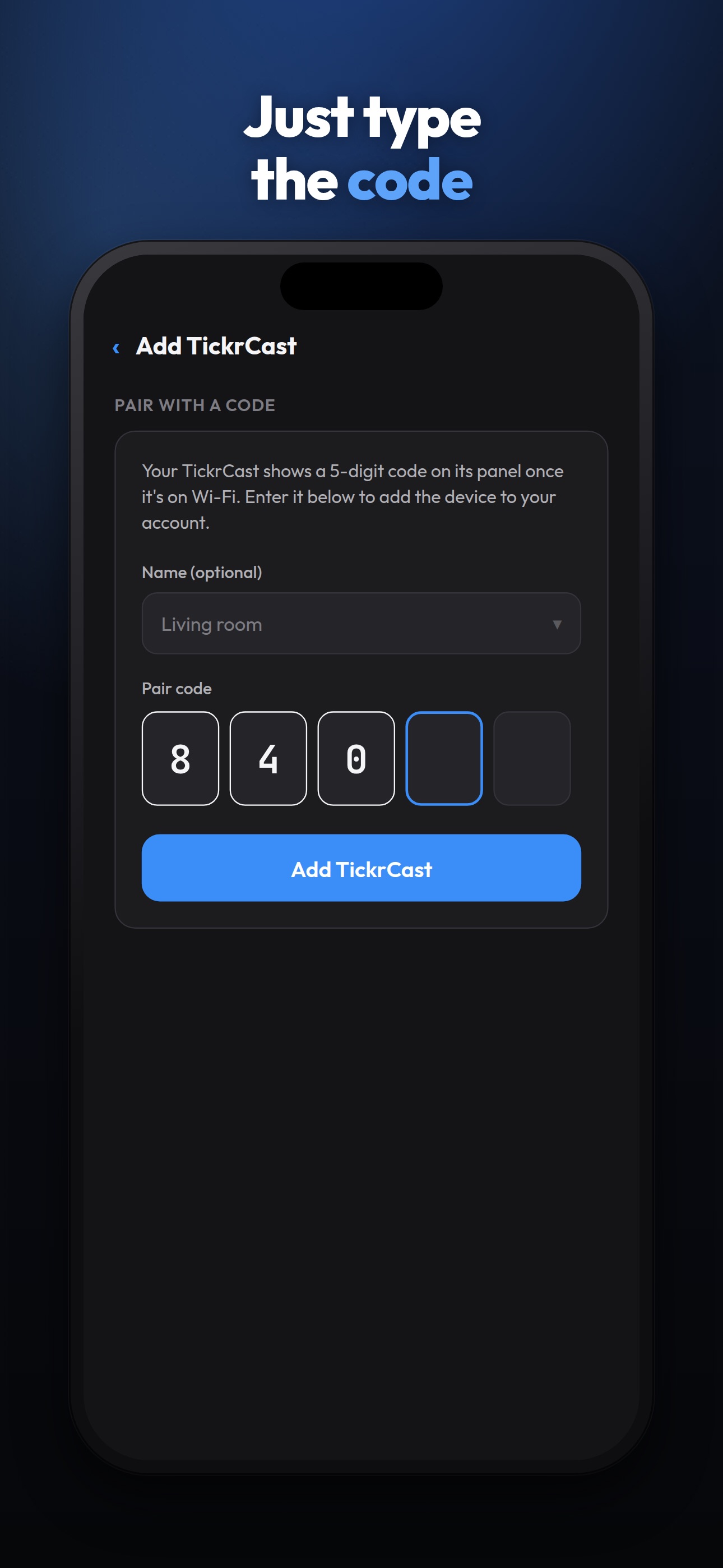 Screenshot 5 of TickrCast