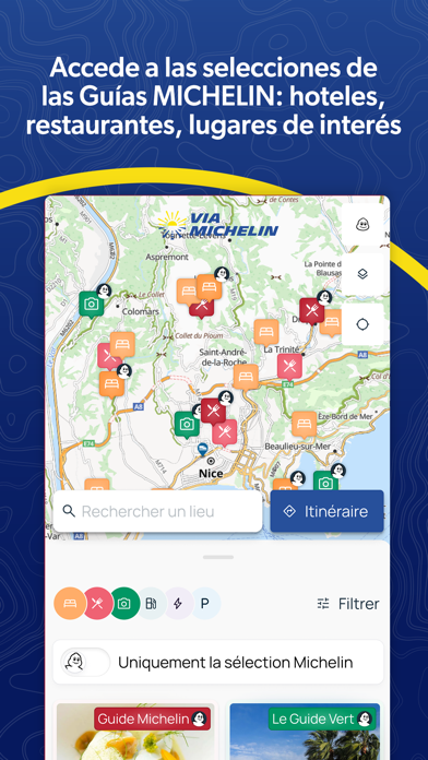 ViaMichelin: GPS, Radar, Ruta