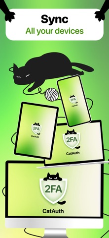 CatAuth: 2FA Authenticator iPhone screenshot