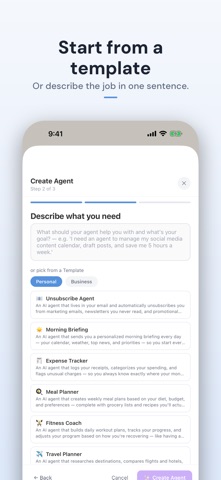 Iris AI: Assistant & Agents iPhone screenshot 5 — productivity app by Iris AI