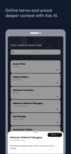 CNCF Kubernetes Prep: With AI iPhone Screenshot 6
