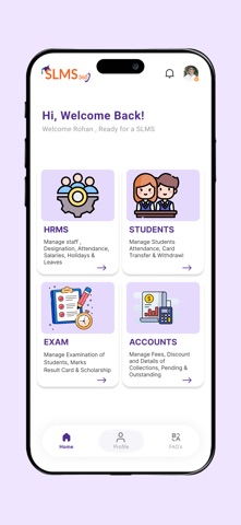 SLMS 360 iPhone screenshot