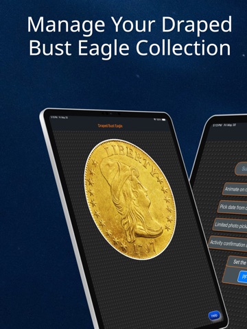 Draped Bust Eagle iPad screenshot