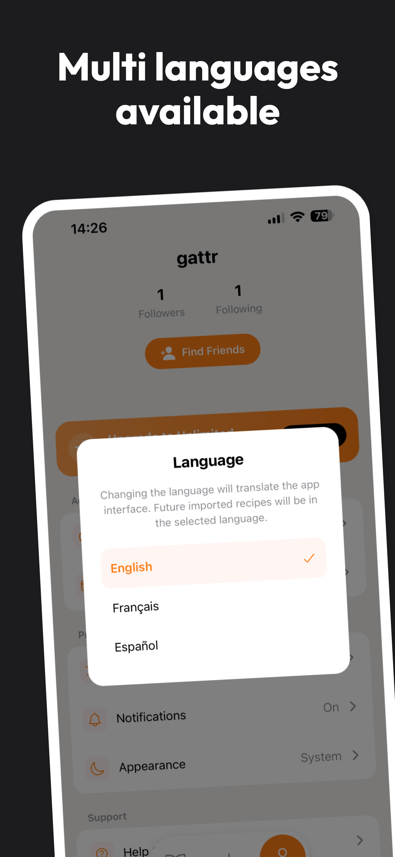 Gattr: Import any recipes screenshot 10