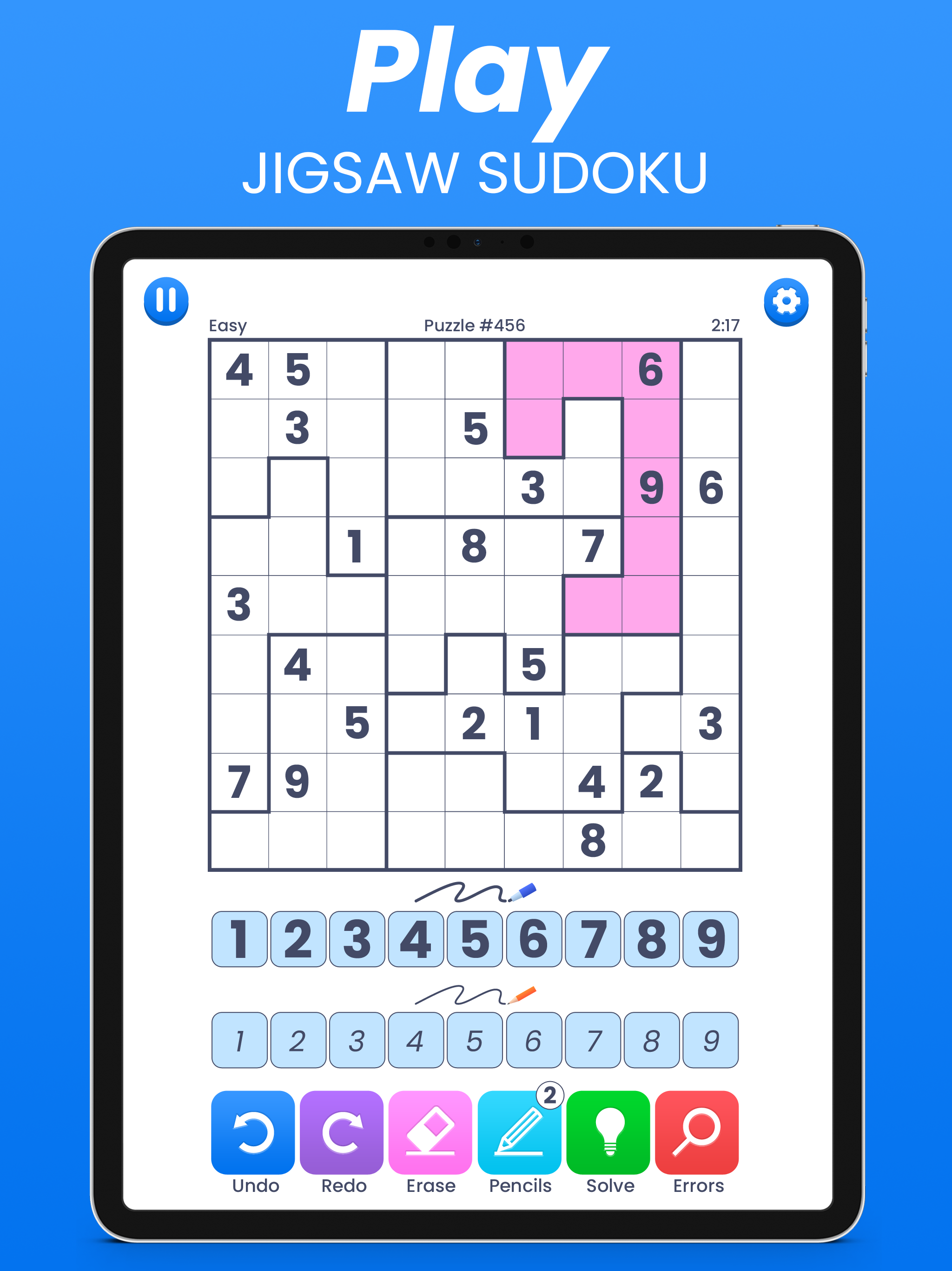 Sudoku Shapes - puzzling.com screenshot 11