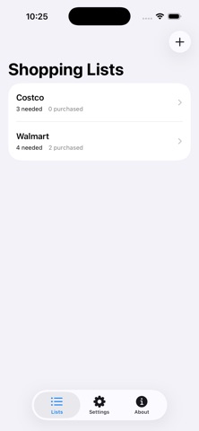 LocalOne Shopping List Screenshot 1 of 4