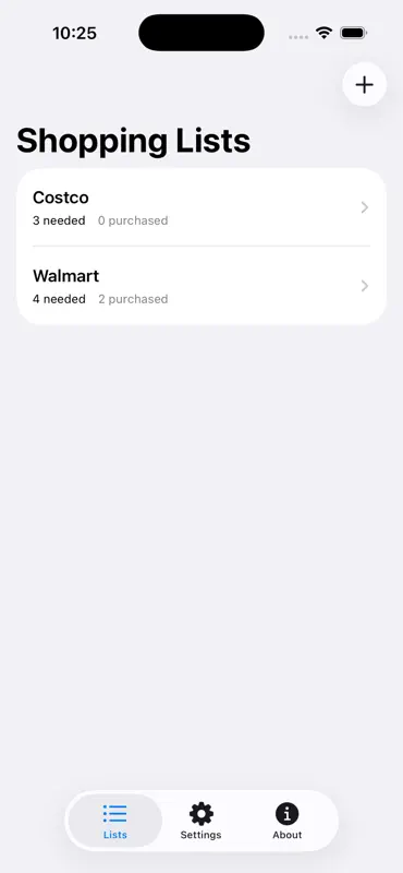 LocalOne Shopping List screenshot 1 of 4