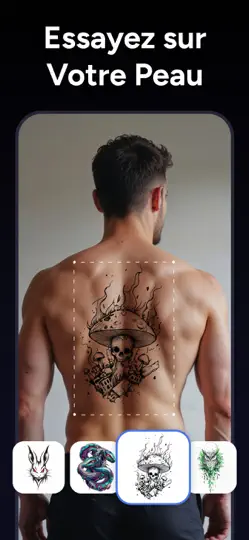 Capture d'écran de Inklab – Tattoo IA Générateur sur iPhone 2
