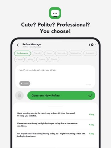 Talkmate.ai iPad screenshot