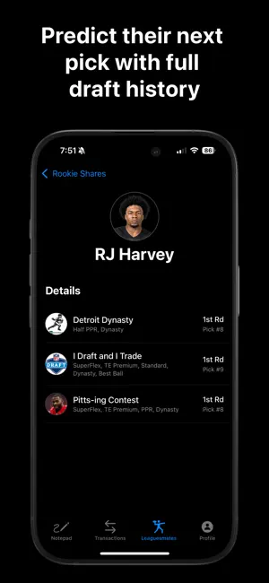 Roster Stalker screenshot 2