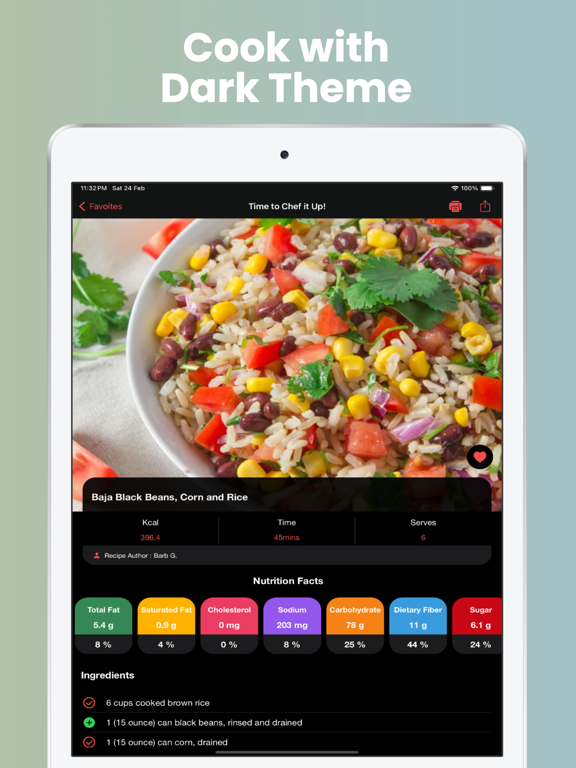 Diabetic Recipes: Healthy Diet iPad screenshot 3 - Food & Drink app