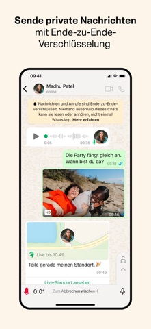 WhatsApp Messenger App Store preview screenshot 2