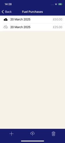 Motia Mileage Expenses screenshot