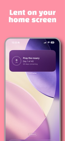 Lent Tracker screenshot