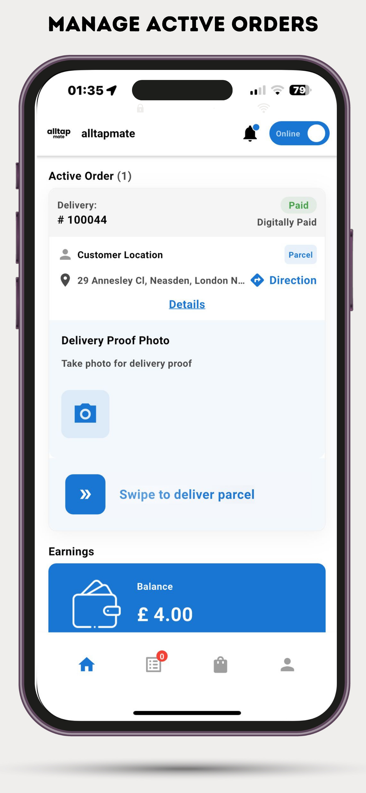 AllTapMate – Driver & Rider screenshot 4