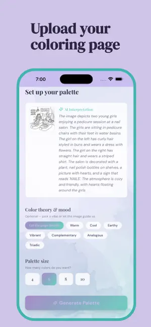 ColorSolve: AI Palette Maker screenshot 1