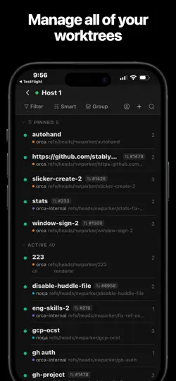 Скриншот Orca IDE на iPhone 3