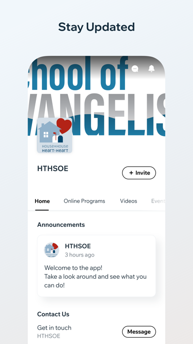 School Of Evangelism Screenshot