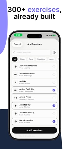 LazyCal: Calorie & Workout Log Screenshot 7 of 7