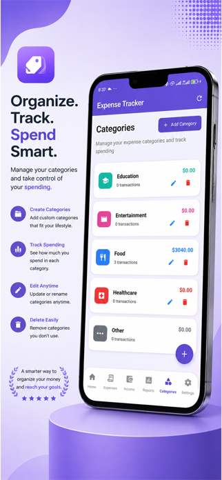 CashFlow Expense Tracker App Screenshot 6 of 8