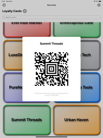 Stop Cards iPad screenshot