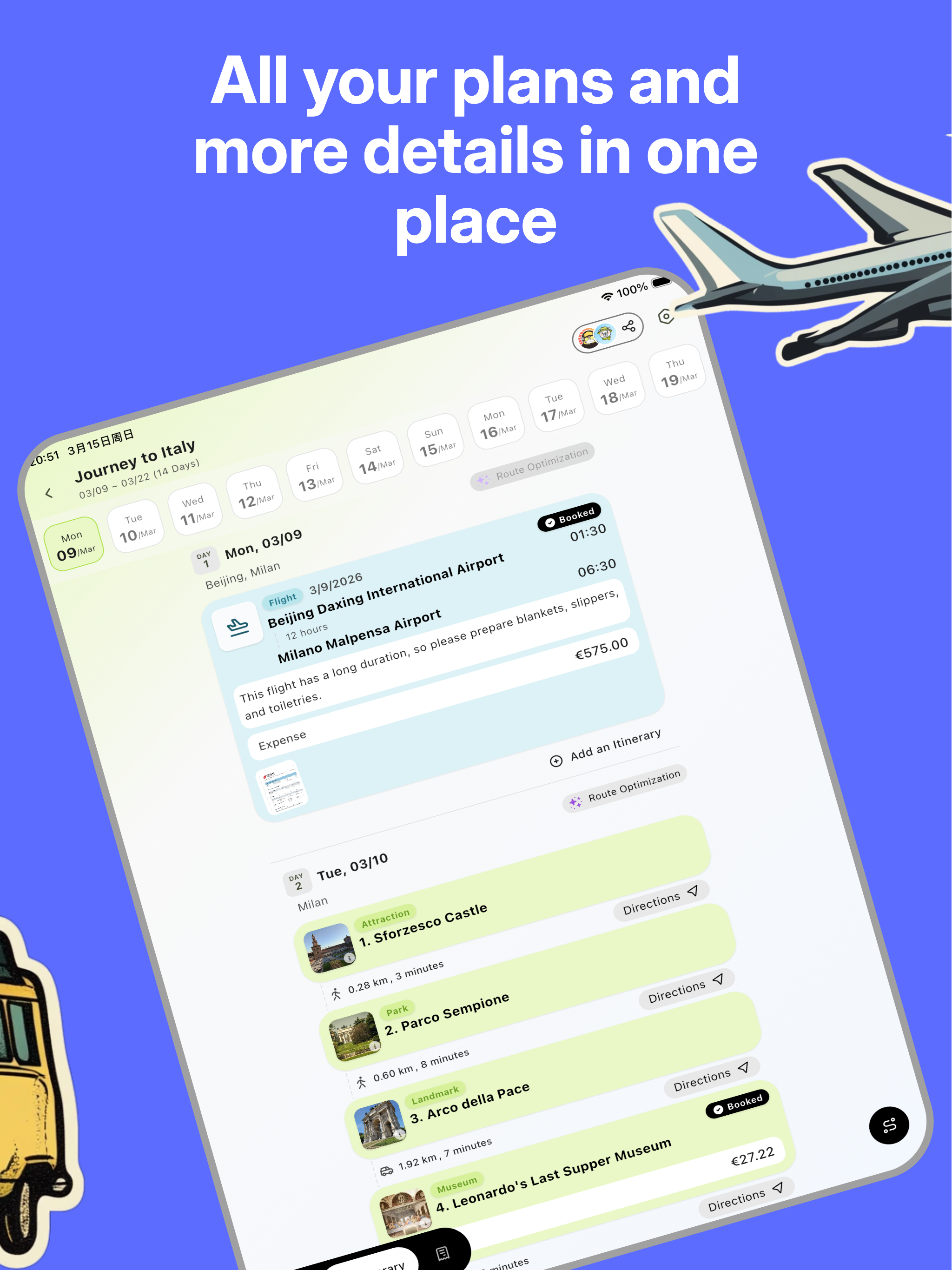 Tourvia: Plan Your Trips