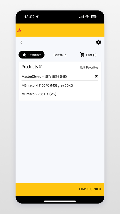 Screenshot #2 pour Sika Order App