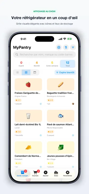 MyPantry: Date de Péremption screenshot 2 of 10
