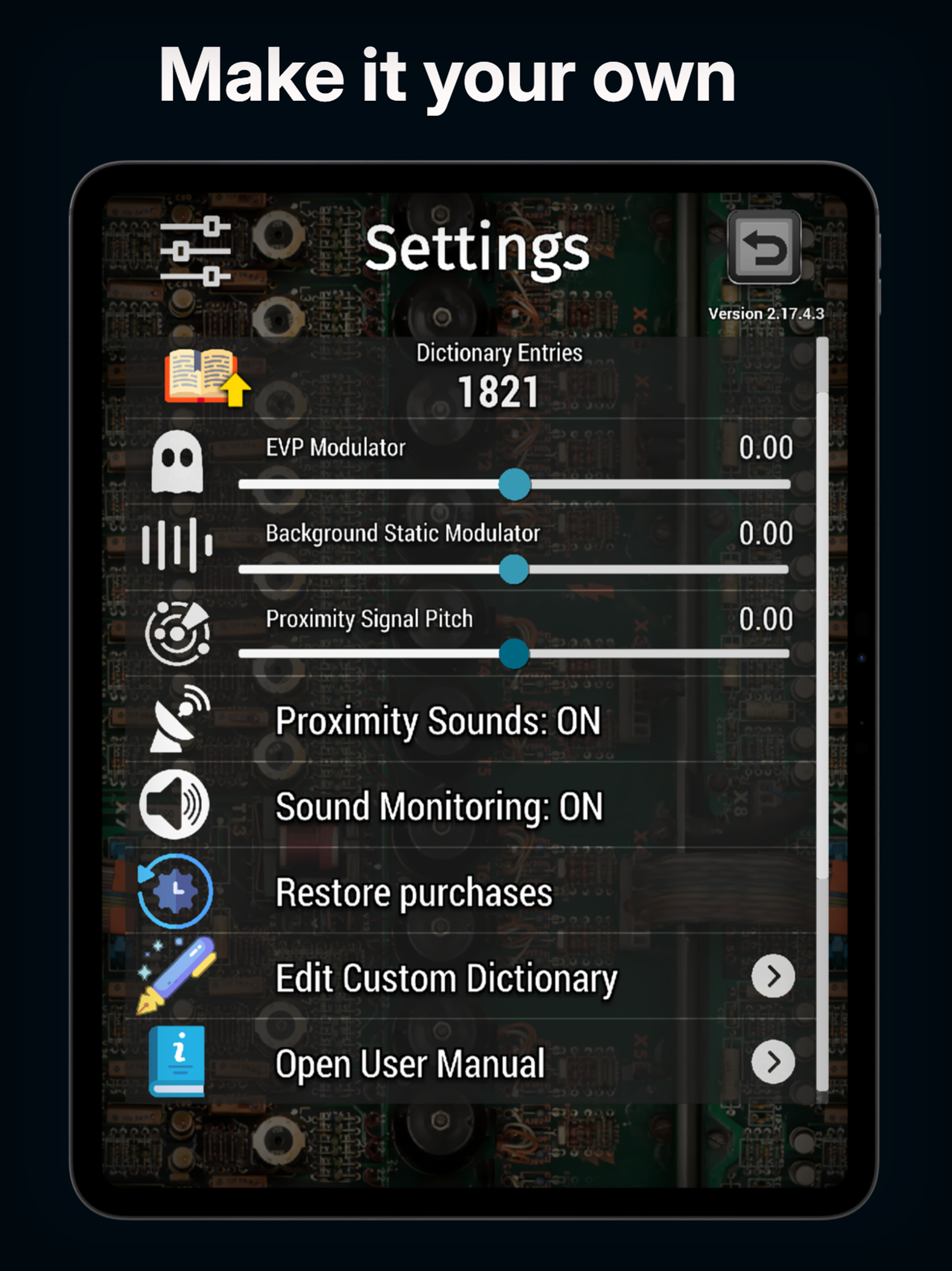 Ghost Hunting Tools - Detector screenshot 7