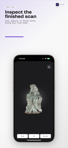 Plinth – 3D Scanner for Art iPhone screenshot