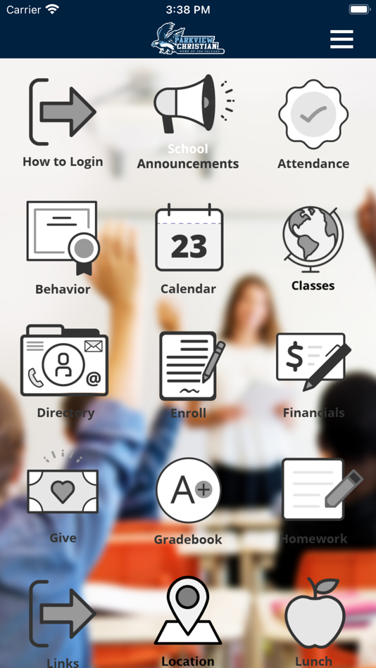 #1. Parkview Christian Academy (iOS) Podle: Christian Parkview Academy