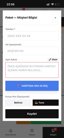 Four POS screenshot