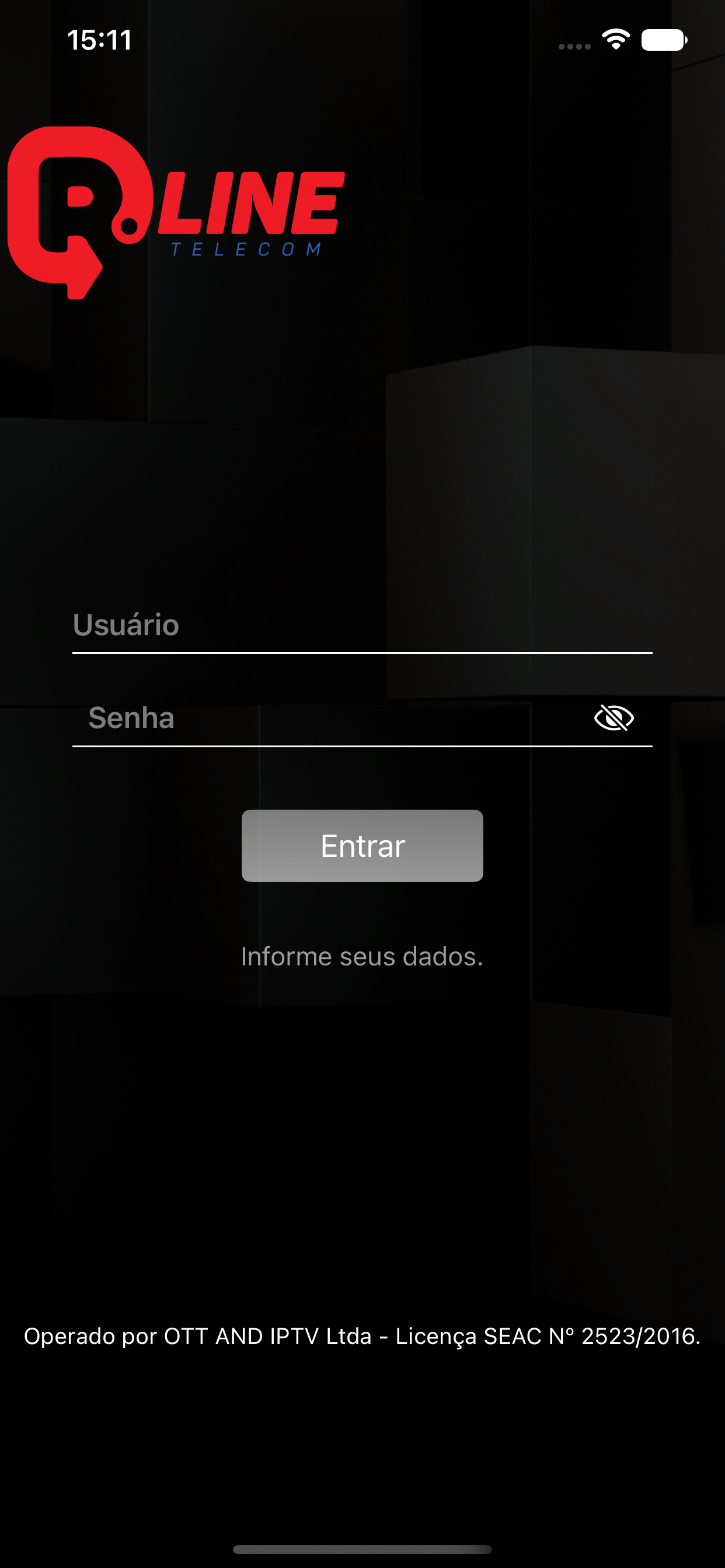 Rline IPTV screenshot 1