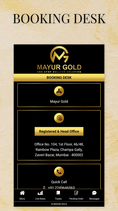Mayur Gold Screenshot