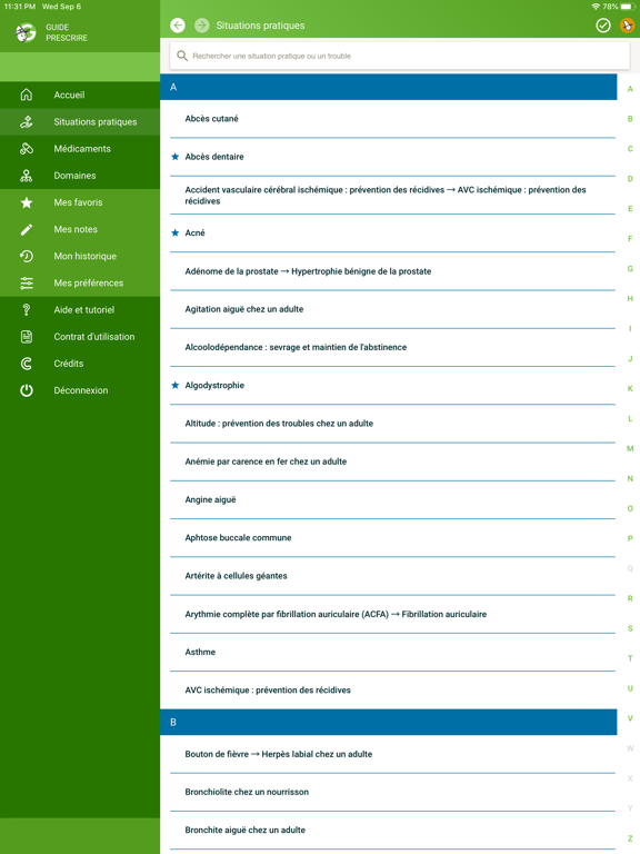 Screenshot #5 pour Guide Prescrire