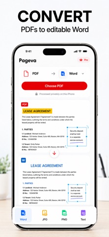 Pageva: Convert PDF to Word Screenshot 2 of 7