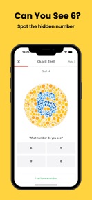Color Blind Test — Vision Exam screenshot