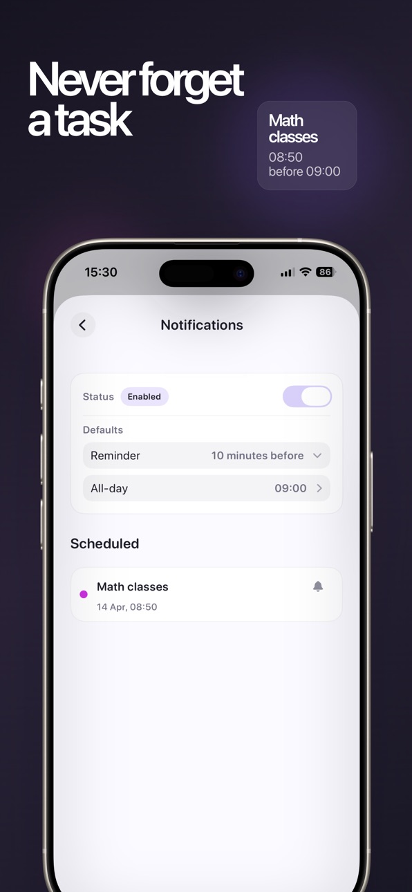 iPhone screenshot