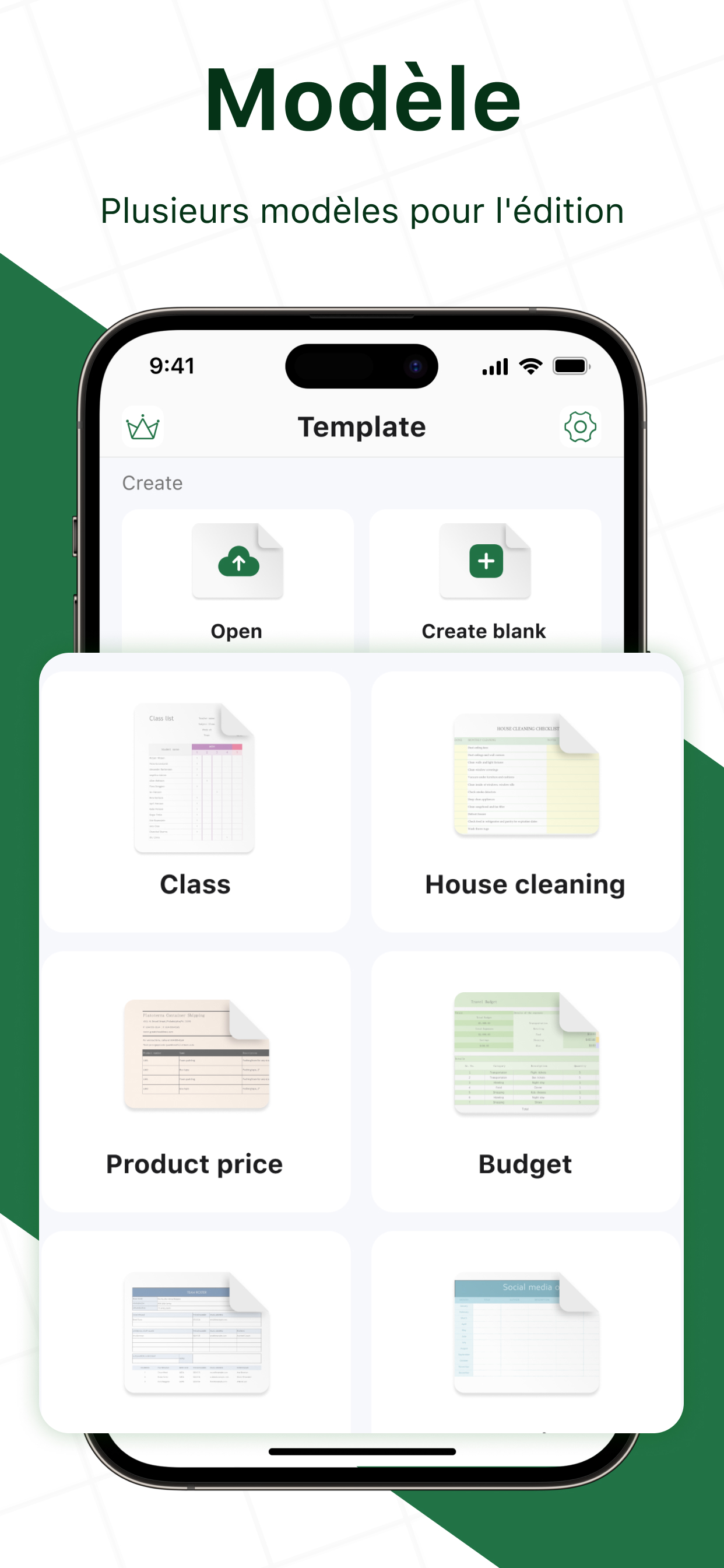 Spreadsheets - Create & Edit