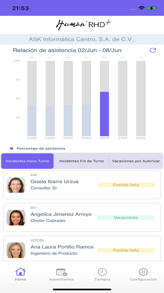 #3. Human RHD (iOS) Podle: VenturesSoft México