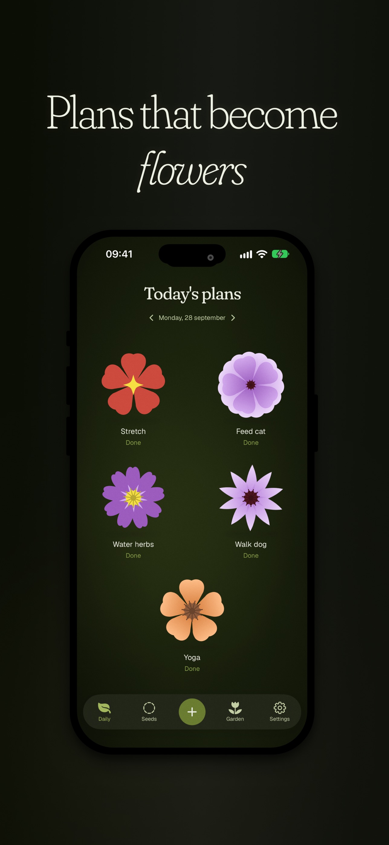 Screenshot 1 of Flowering Plans
