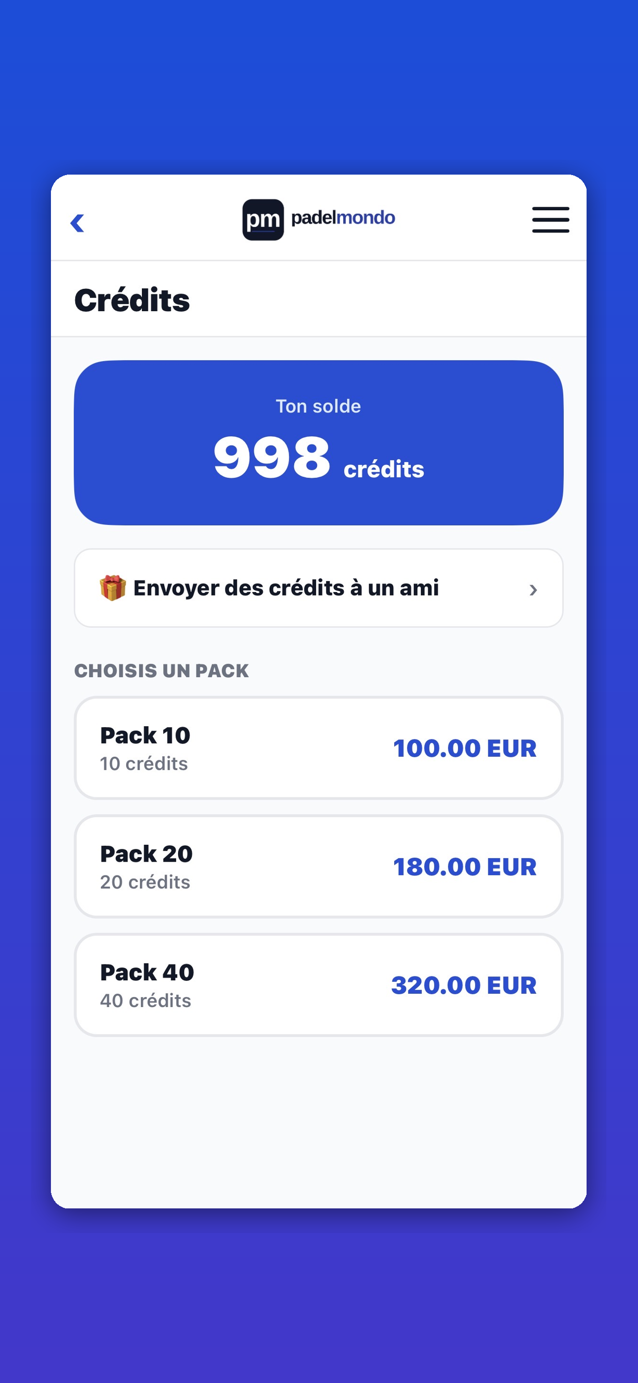 Padelmondo screenshot 9