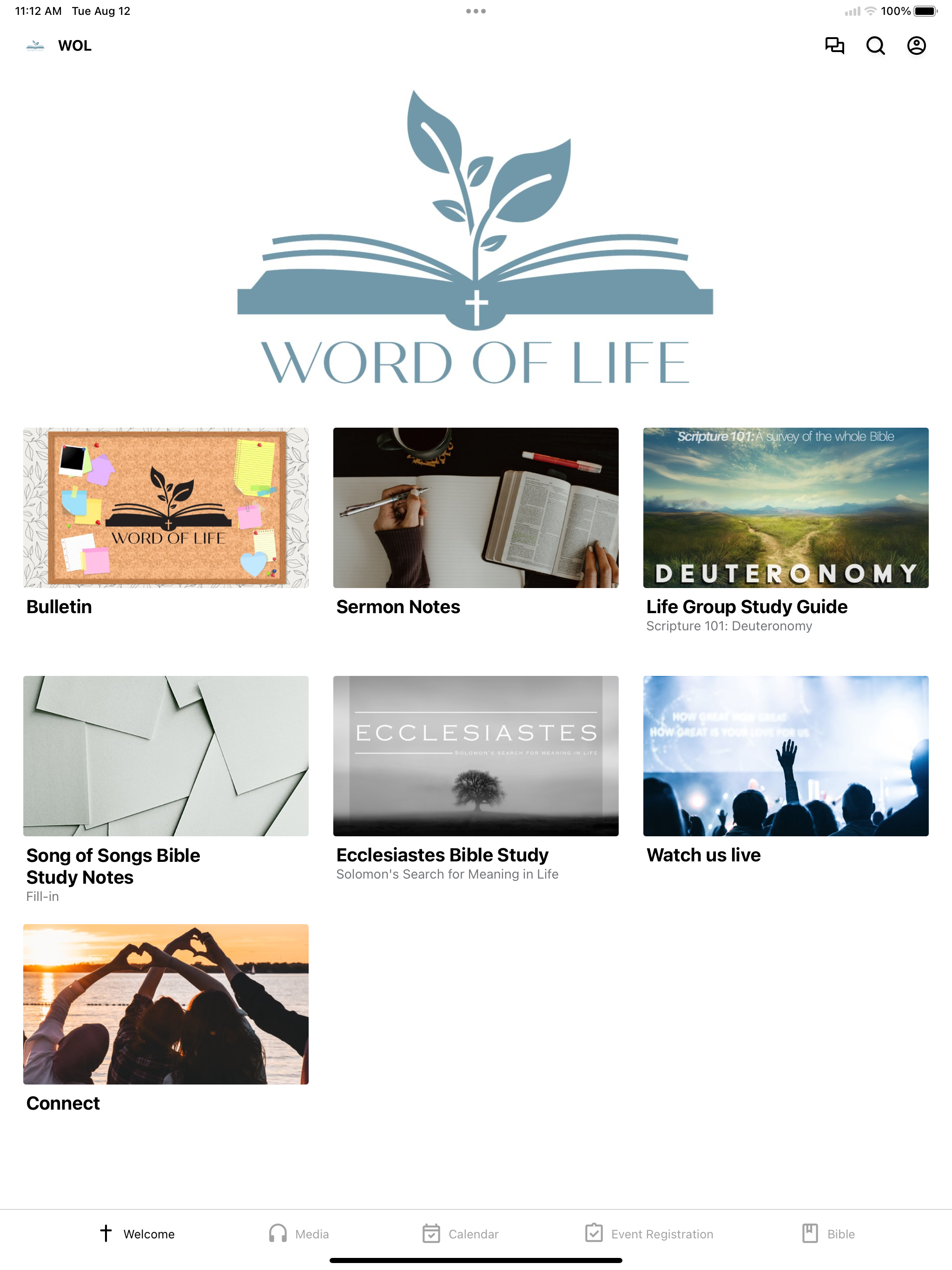 The Word of Life Church App screenshot 5