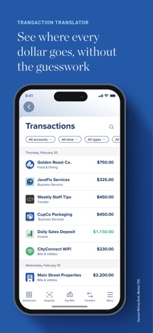 Hancock Whitney Business Screenshot 5 of 6