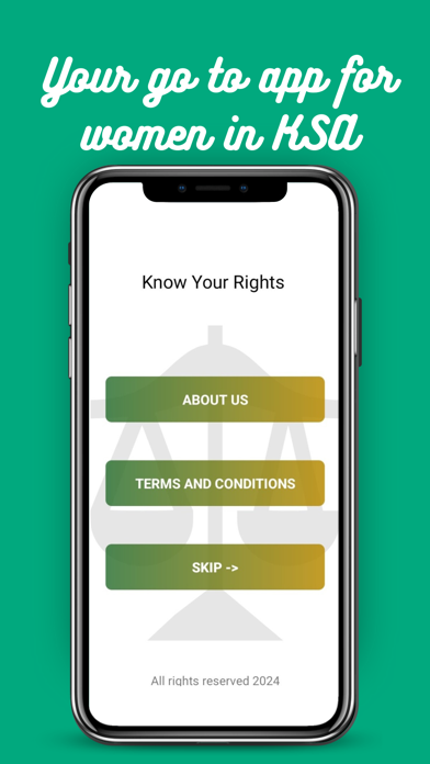 Know Your Rights: Legal App Screenshot