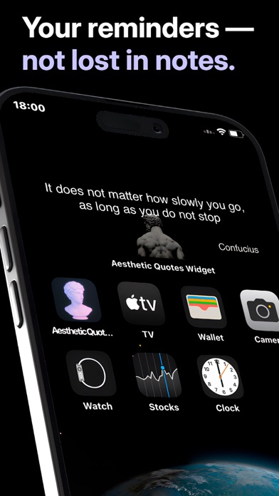 Aesthetic Quotes Widget screenshot